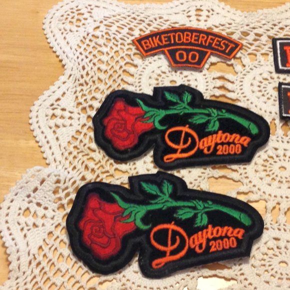 Patches Bundle - Vintage Biker Patches, very cool Biketoberfest and Daytona - Picture 2 of 8